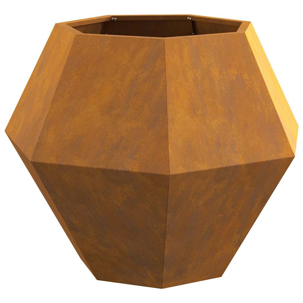 Planteringskärl 2 pcs Rostig 75 x 75 x 60 cm