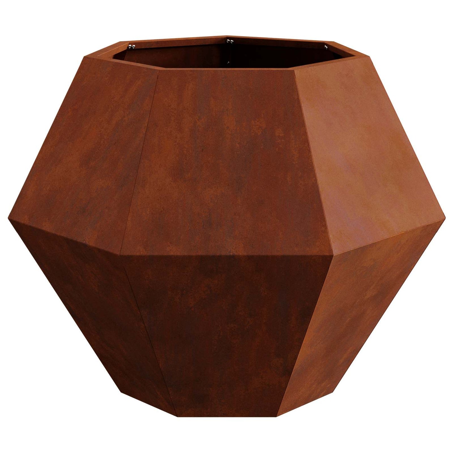 Planteringskärl 2 pcs Rostig 75 x 75 x 60 cm
