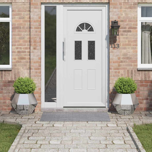 Planteringskärl 2 pcs Silver 50 x 50 x 40 cm Galvaniserat Stål