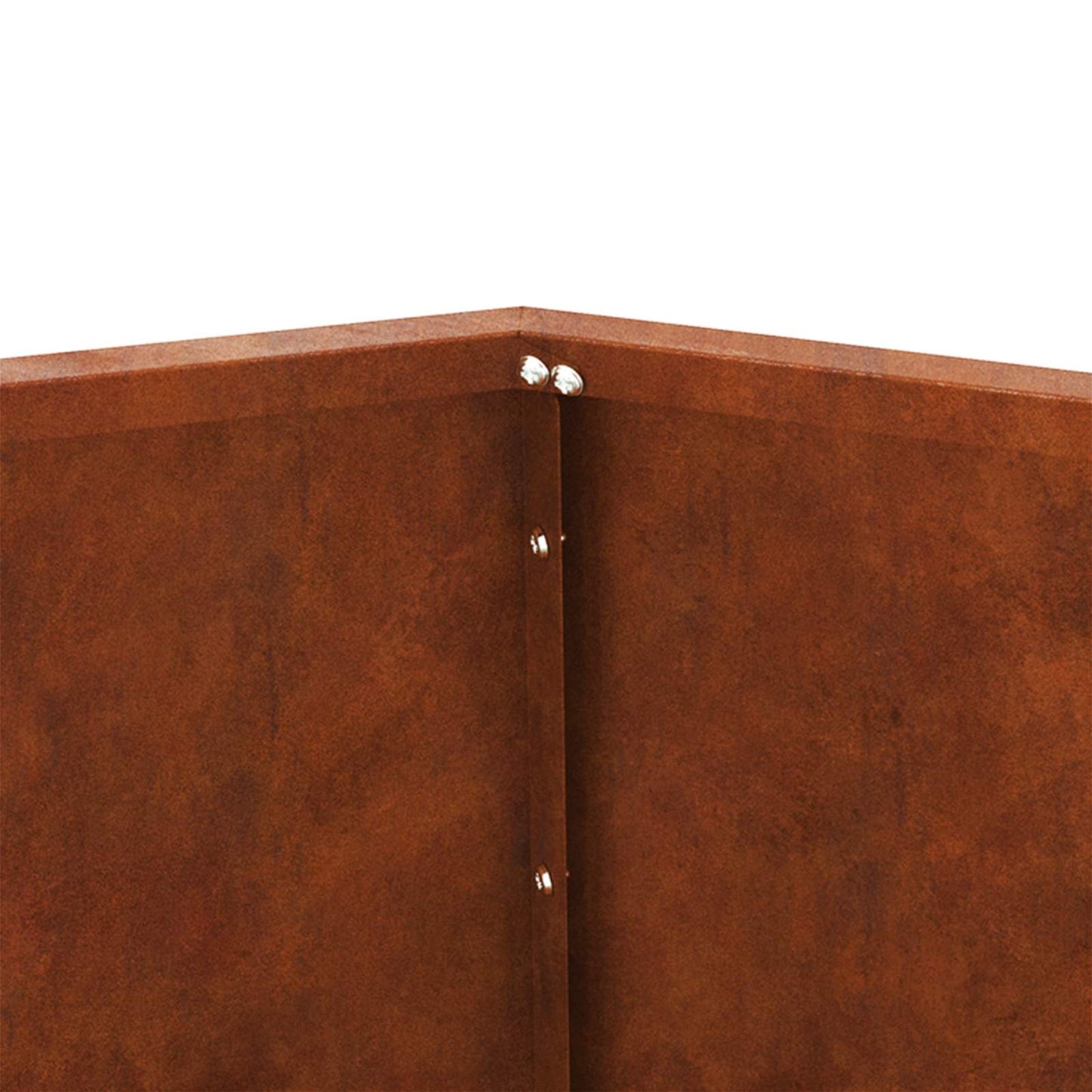 Planteringskärl Rostig 50 x 50 x 40 cm Väderbeständig stål