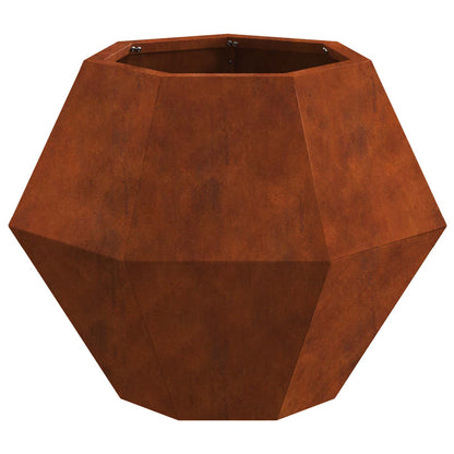 Planteringskärl 2 pcs Rostig 50 x 50 x 40 cm