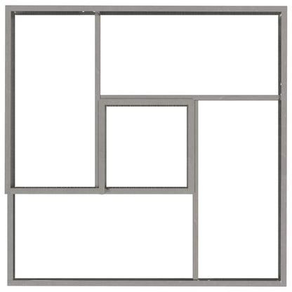 Trädgårdsplanterare Silver 60 x 60 x 50 cm Rostfritt stål