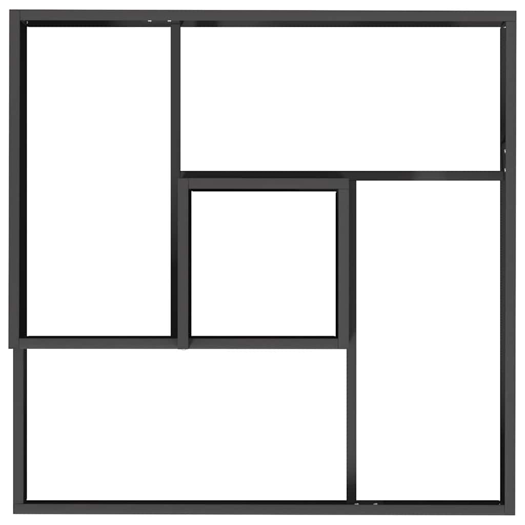 Trädgårdsplanterare Svart 80 x 80 x 50 cm Kallvalsat stål