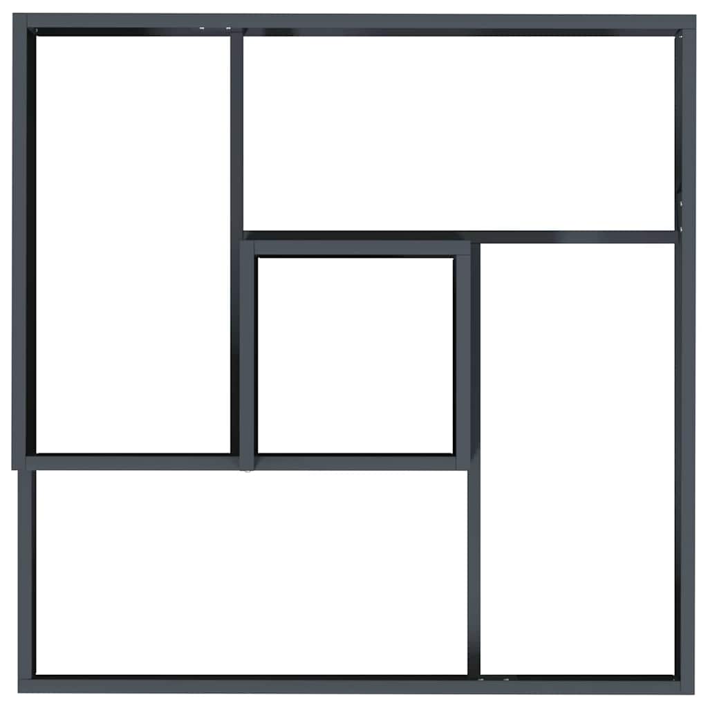 Trädgårdsplanterare Antracit 80 x 80 x 50 cm Kallvalsat stål