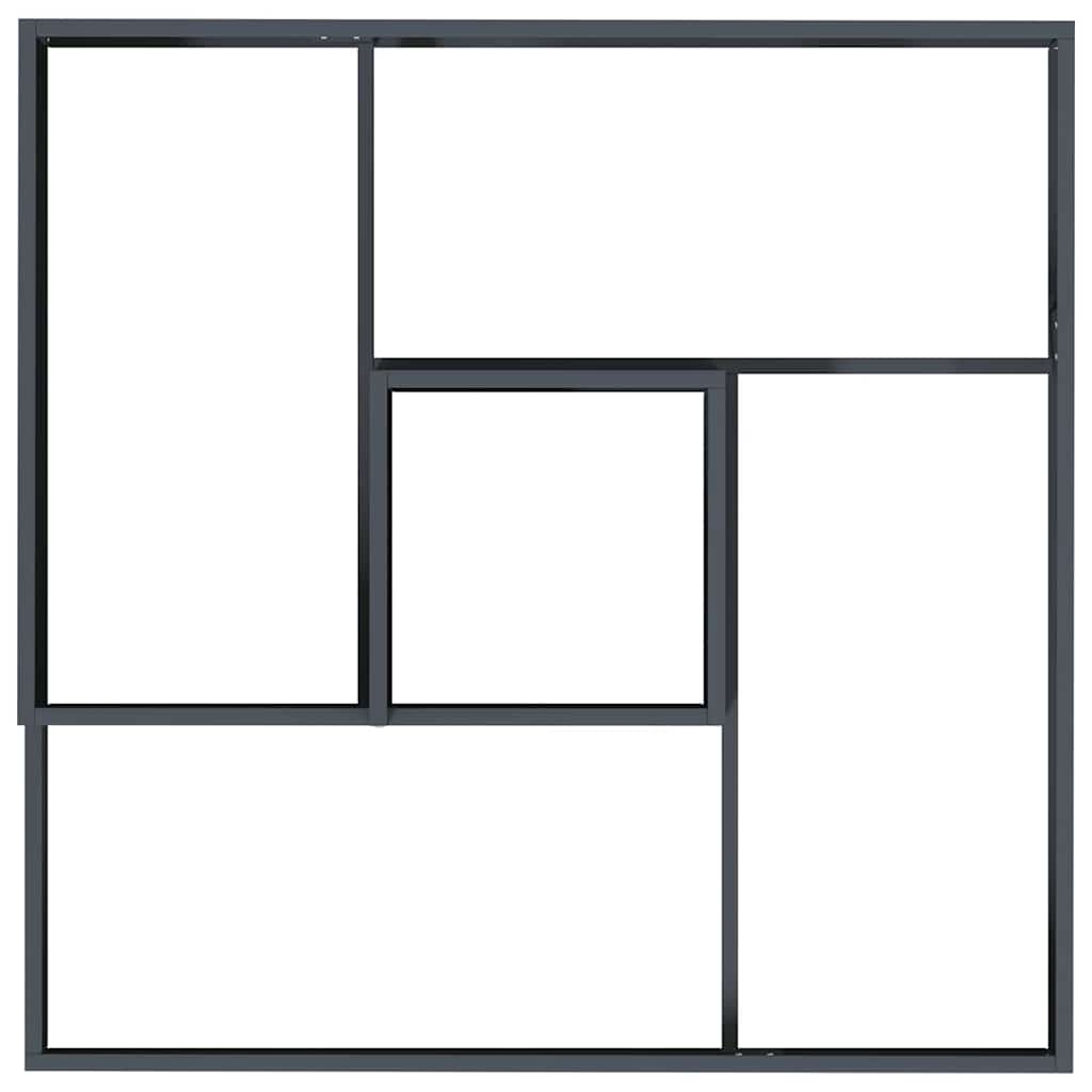 Trädgårdsplanterare Antracit 100 x 100 x 50 cm Kallvalsat stål