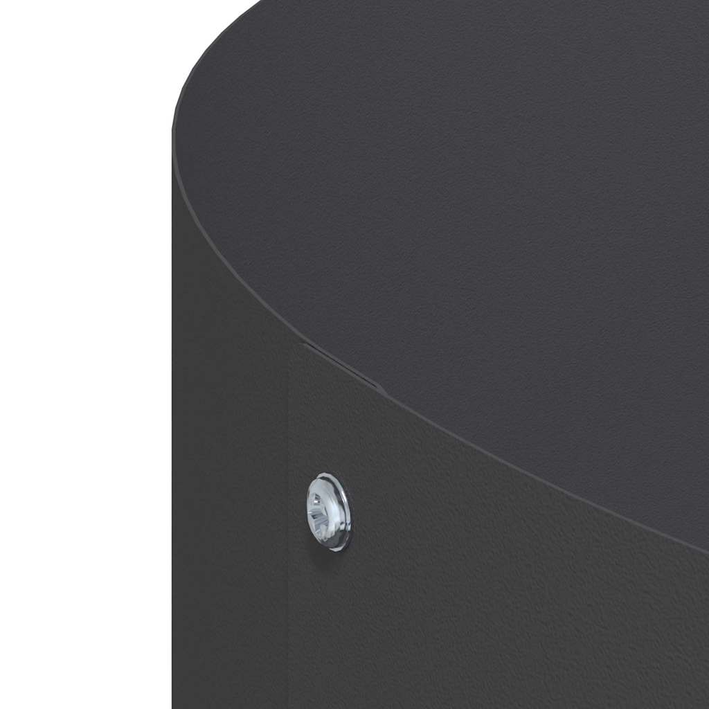 Krukring Svart 30 x 30 x 20 cm Kallvalsat stål