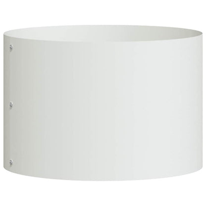 Krukring Vit 30 x 30 x 20 cm Kallvalsat stål