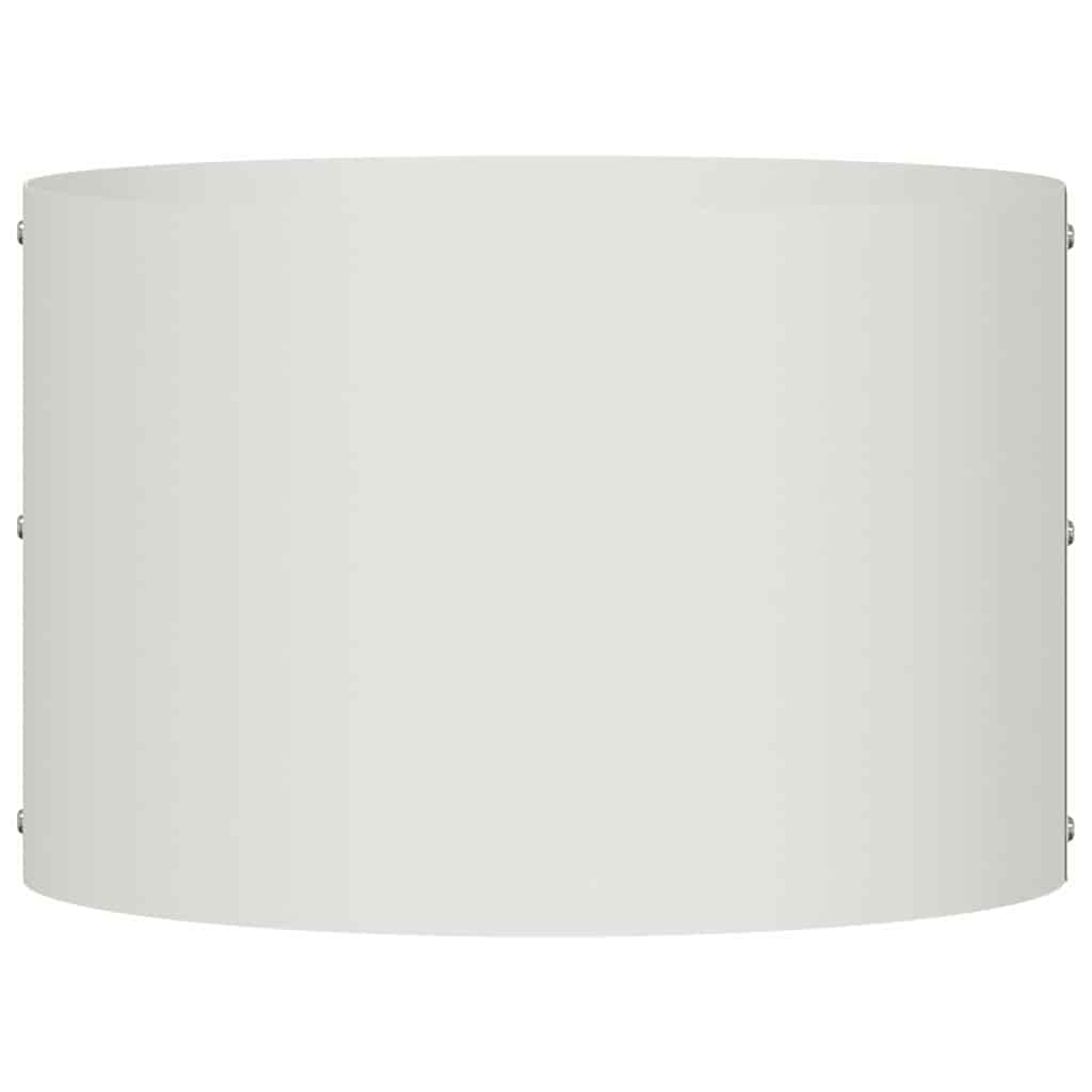 Krukring Vit 30 x 30 x 20 cm Kallvalsat stål