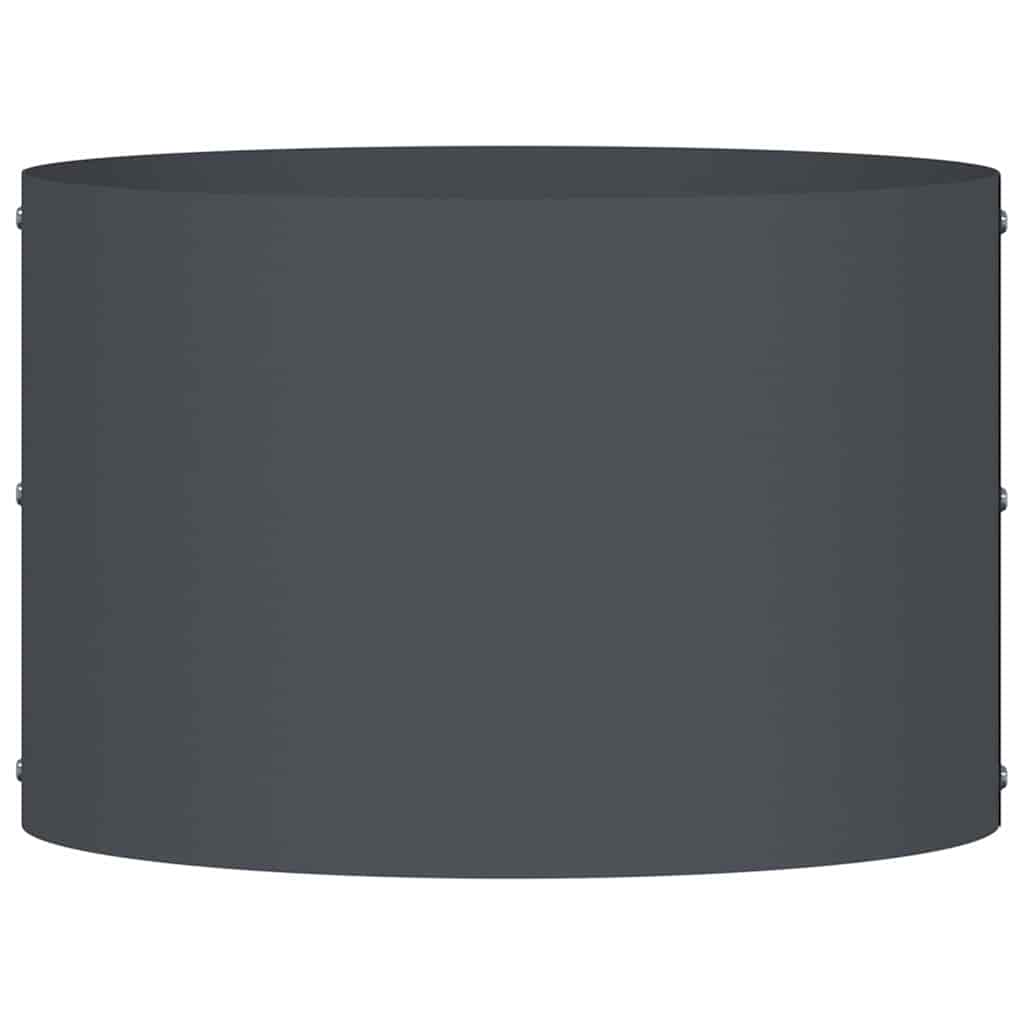 Krukring Antracit 30 x 30 x 20 cm Kallvalsat stål