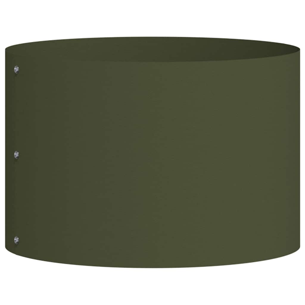 Krukring Olivgrön 30 x 30 x 20 cm Kallvalsat stål