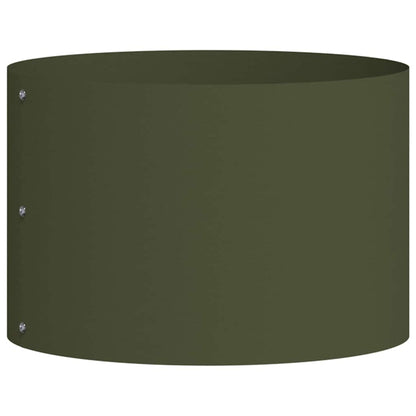 Krukring Olivgrön 30 x 30 x 20 cm Kallvalsat stål