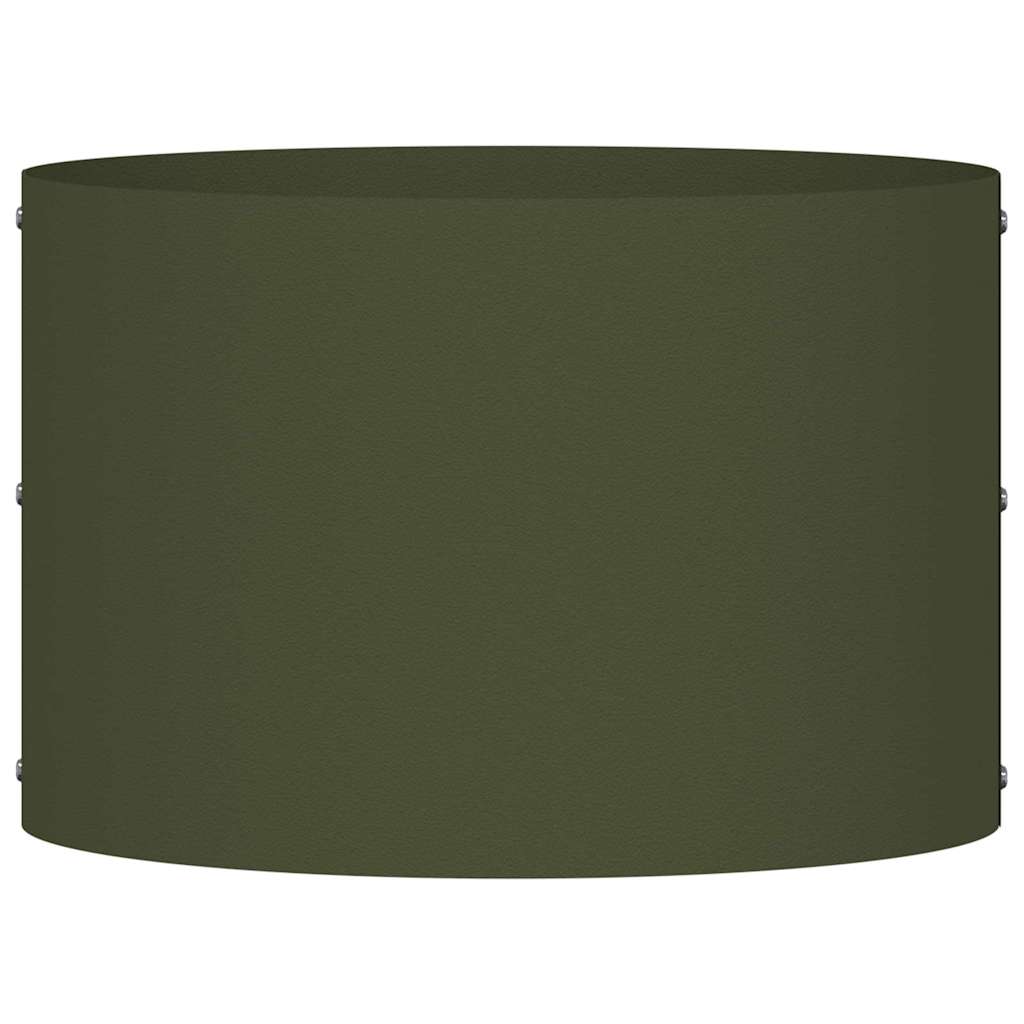 Krukring Olivgrön 30 x 30 x 20 cm Kallvalsat stål