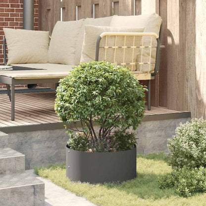 Krukring 5 pcs Svart 40 x 40 x 20 cm Kallvalsat stål