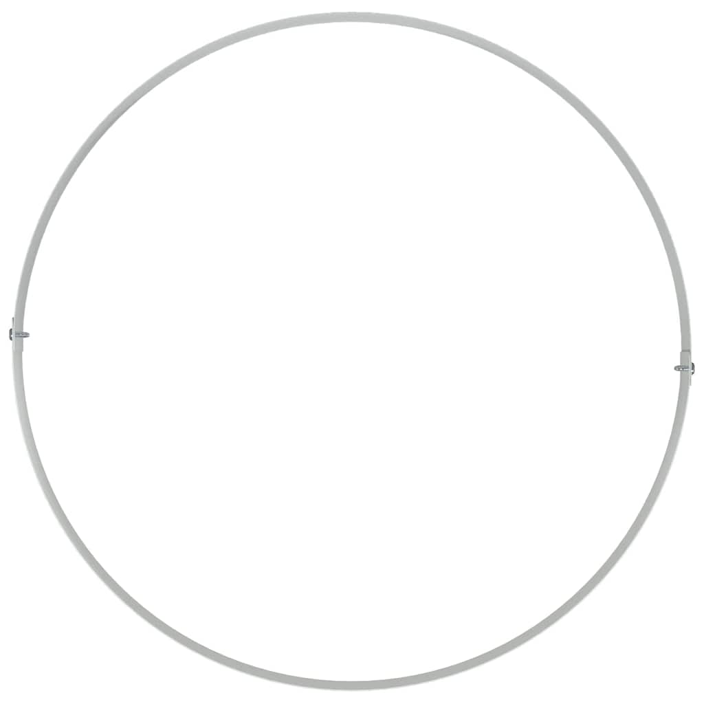 Krukring Vit 40 x 40 x 20 cm Kallvalsat stål