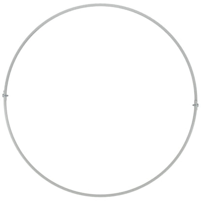Krukring 5 pcs Vit 40 x 40 x 20 cm Kallvalsat stål