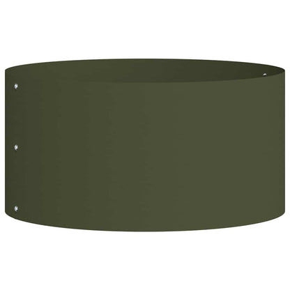 Krukring Olivgrön 40 x 40 x 20 cm Kallvalsat stål