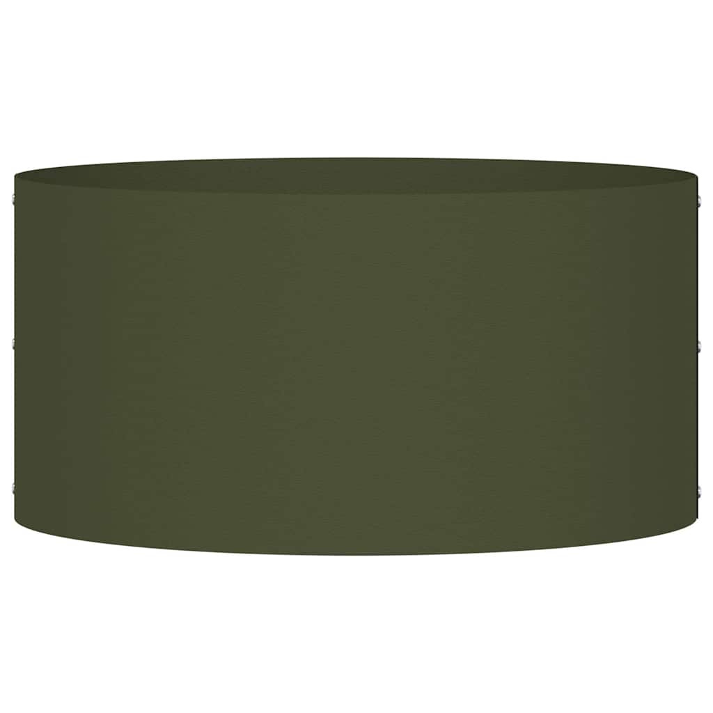 Krukring Olivgrön 40 x 40 x 20 cm Kallvalsat stål