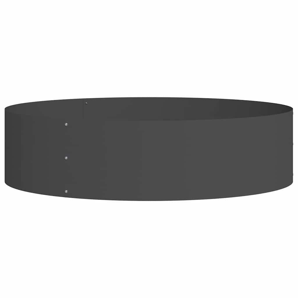Krukring Svart 80 x 80 x 20 cm Kallvalsat stål