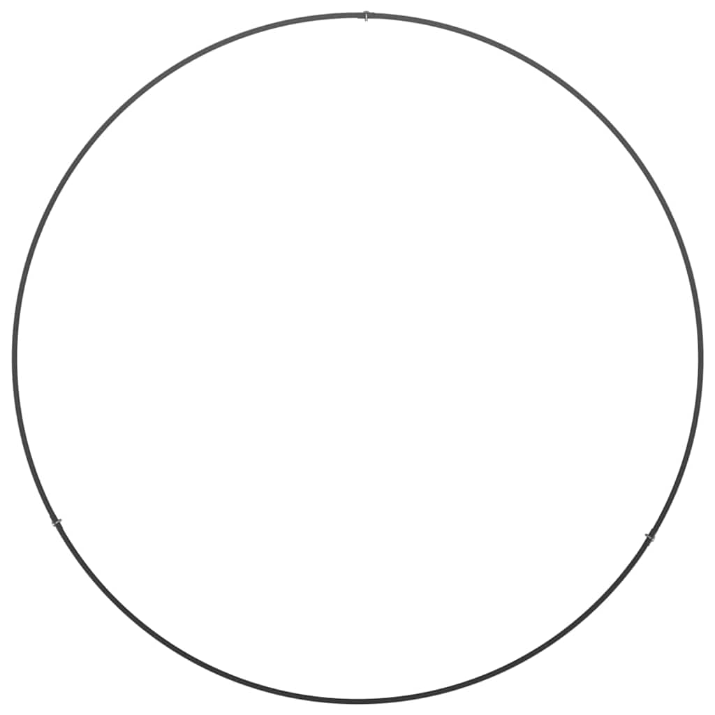 Krukring Svart 80 x 80 x 20 cm Kallvalsat stål