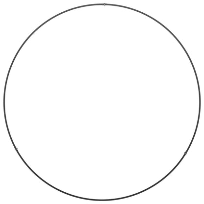 Krukring Svart 80 x 80 x 20 cm Kallvalsat stål
