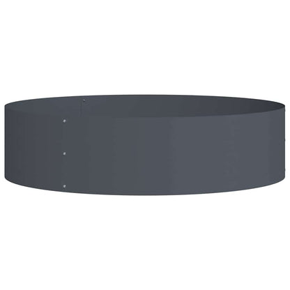 Krukring Antracit 80 x 80 x 20 cm Kallvalsat stål