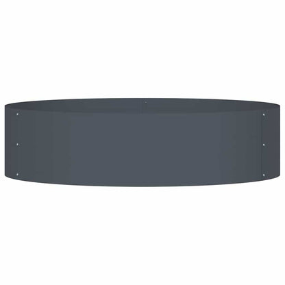 Krukring Antracit 80 x 80 x 20 cm Kallvalsat stål