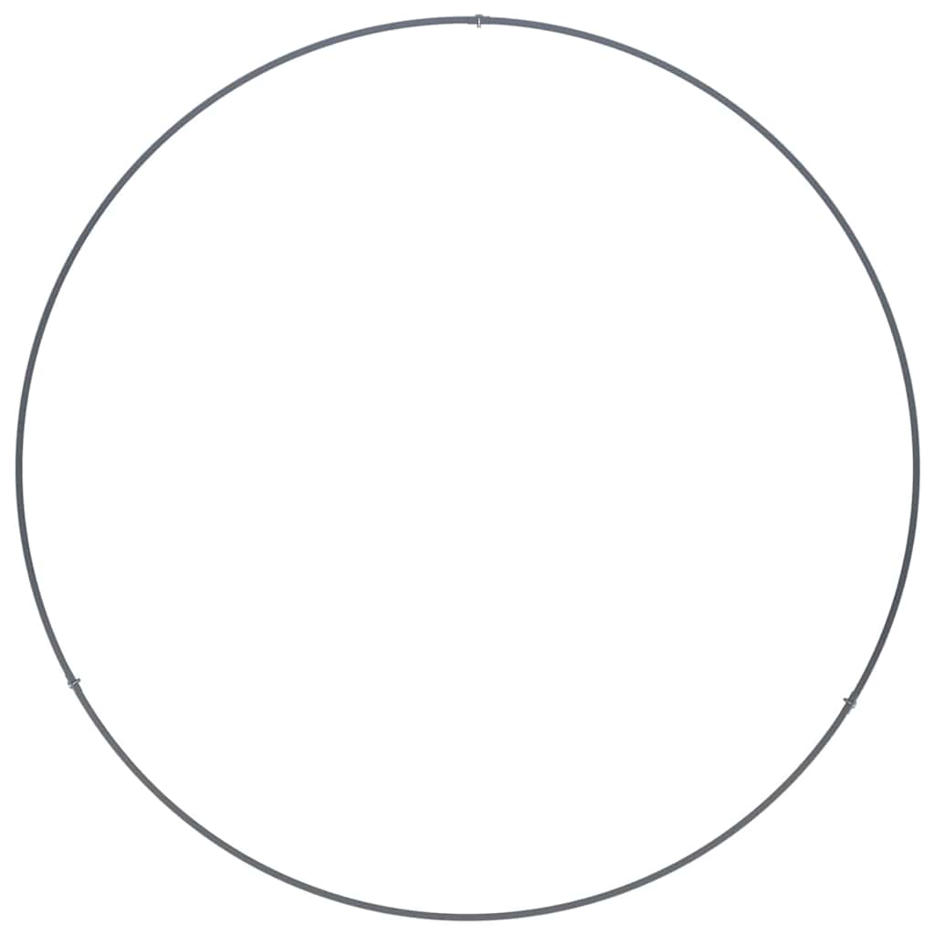 Krukring Antracit 80 x 80 x 20 cm Kallvalsat stål
