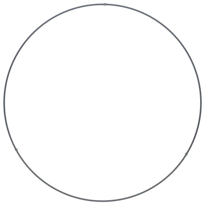 Krukring Antracit 80 x 80 x 20 cm Kallvalsat stål