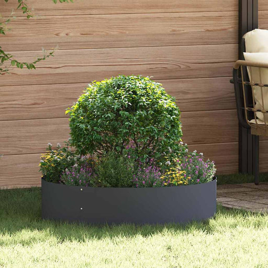 Krukring 5 pcs Antracit 80 x 80 x 20 cm Kallvalsat stål