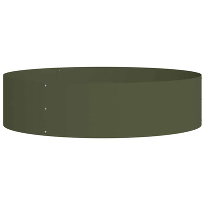 Krukring Olivgrön 80 x 80 x 20 cm Kallvalsat stål
