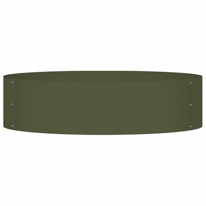 Krukring Olivgrön 80 x 80 x 20 cm Kallvalsat stål