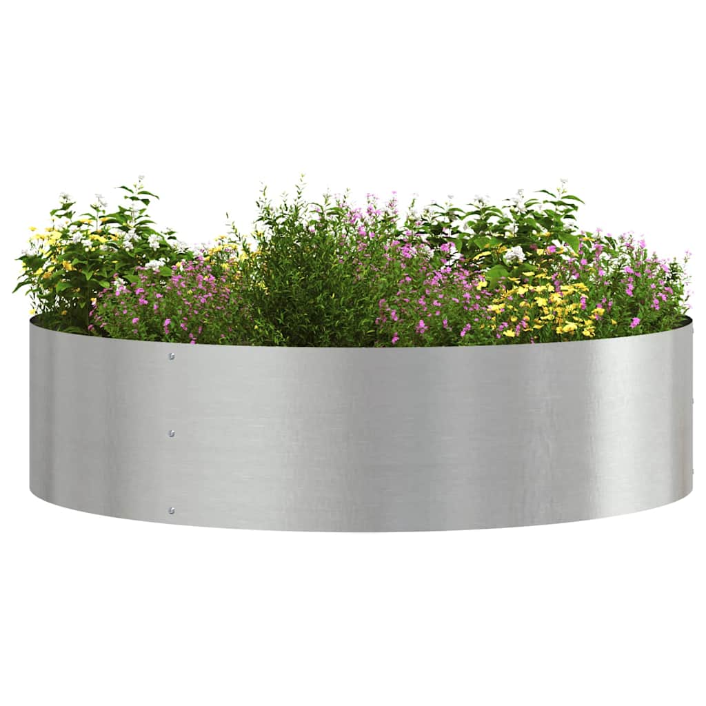Krukring Silver 80 x 80 x 20 cm Rostfritt stål
