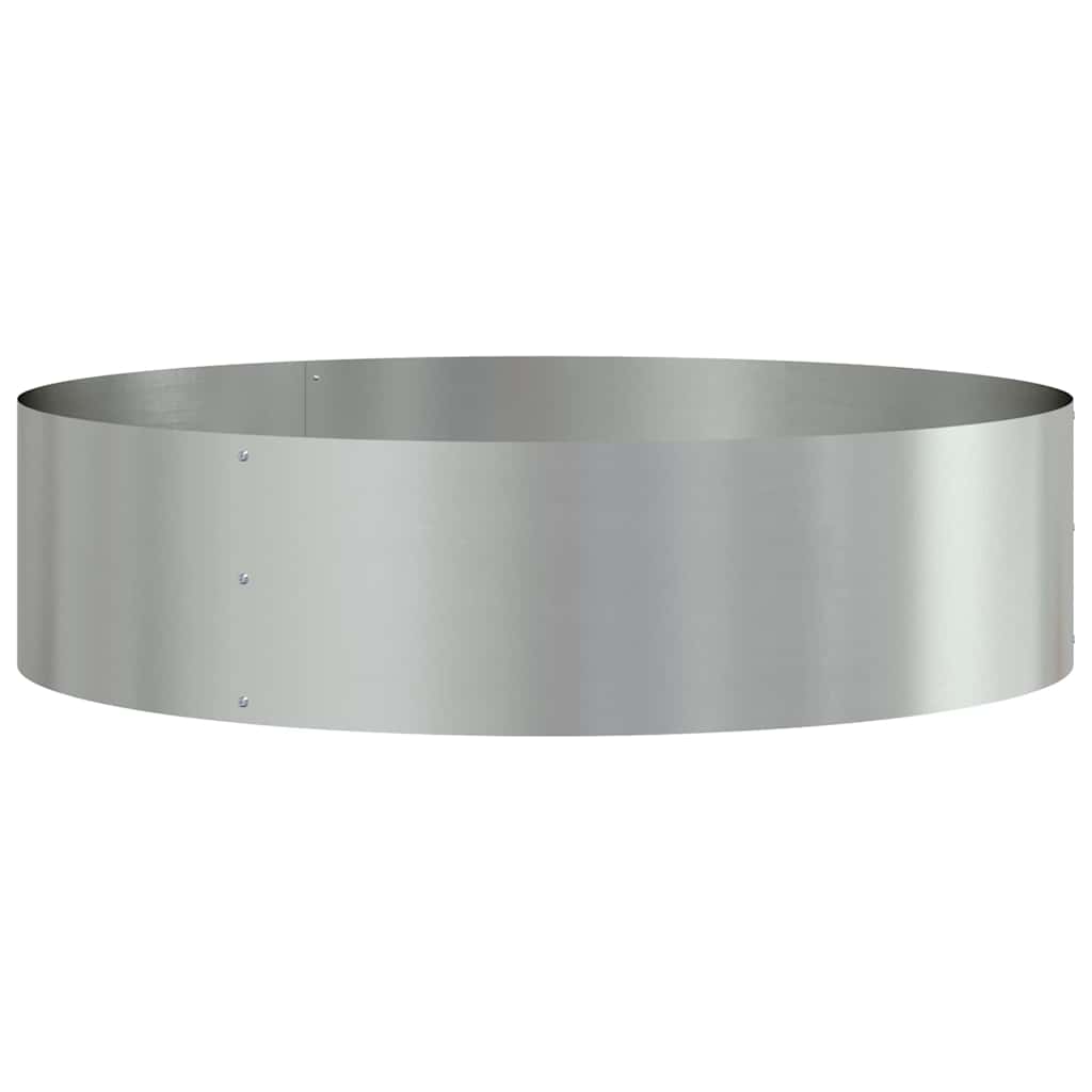 Krukring Silver 80 x 80 x 20 cm Galvaniserat Stål