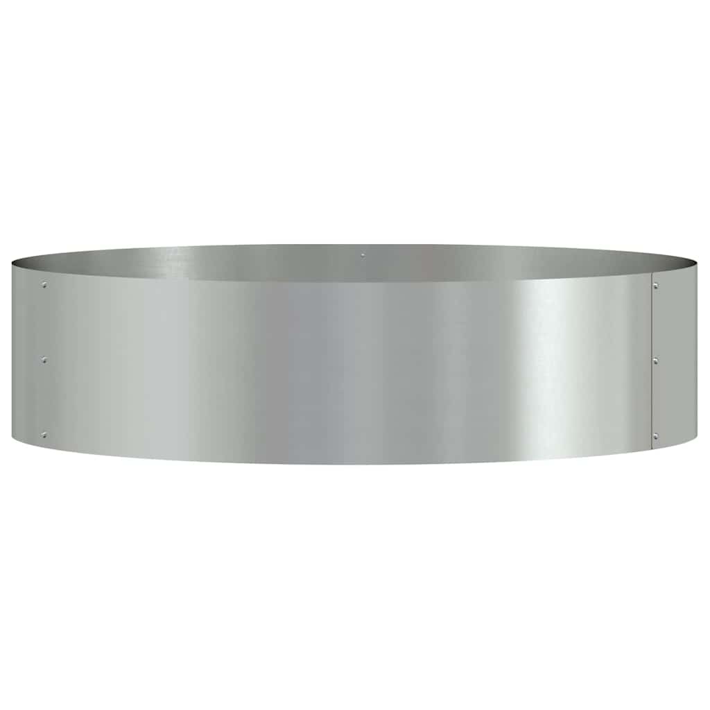 Krukring Silver 80 x 80 x 20 cm Galvaniserat Stål