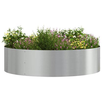 Krukring Silver 80 x 80 x 20 cm Galvaniserat Stål