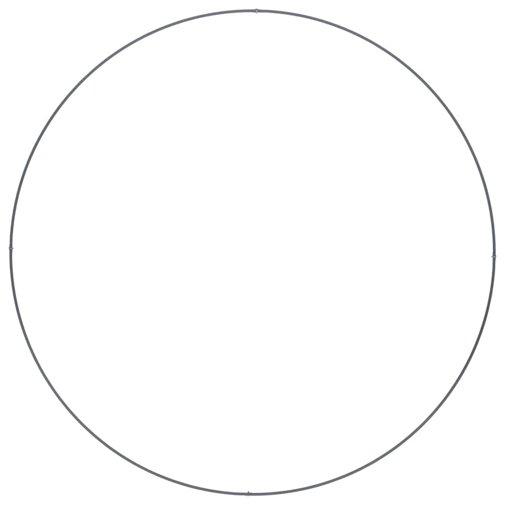 Krukring Antracit 120 x 120 x 20 cm Kallvalsat stål