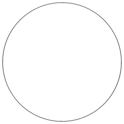 Krukring Antracit 120 x 120 x 20 cm Kallvalsat stål