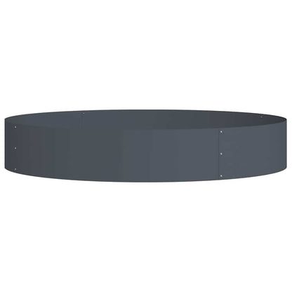 Krukring 5 pcs Antracit 120 x 120 x 20 cm Kallvalsat stål