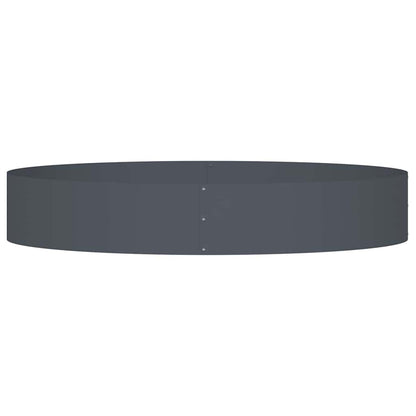 Krukring 5 pcs Antracit 120 x 120 x 20 cm Kallvalsat stål