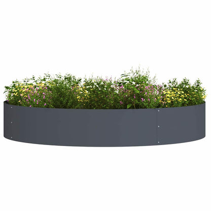 Krukring 5 pcs Antracit 120 x 120 x 20 cm Kallvalsat stål