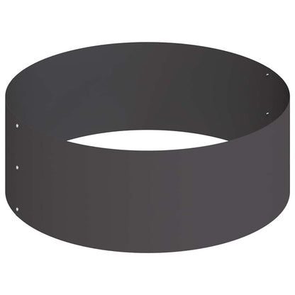 Trädgårdsplanterare Svart 90 x 90 x 20 cm Kallvalsat stål