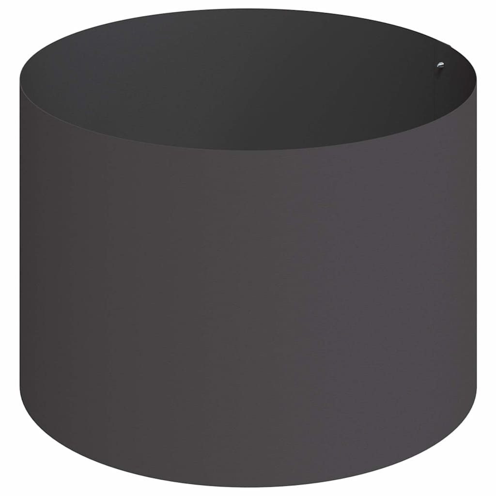 Trädgårdsplanterare Svart 90 x 90 x 20 cm Kallvalsat stål