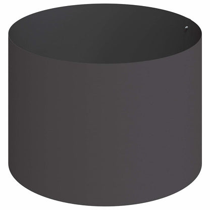 Trädgårdsplanterare Svart 90 x 90 x 20 cm Kallvalsat stål