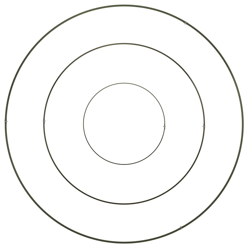 Trädgårdsplanterare Olivgrön 90 x 90 x 20 cm Kallvalsat stål