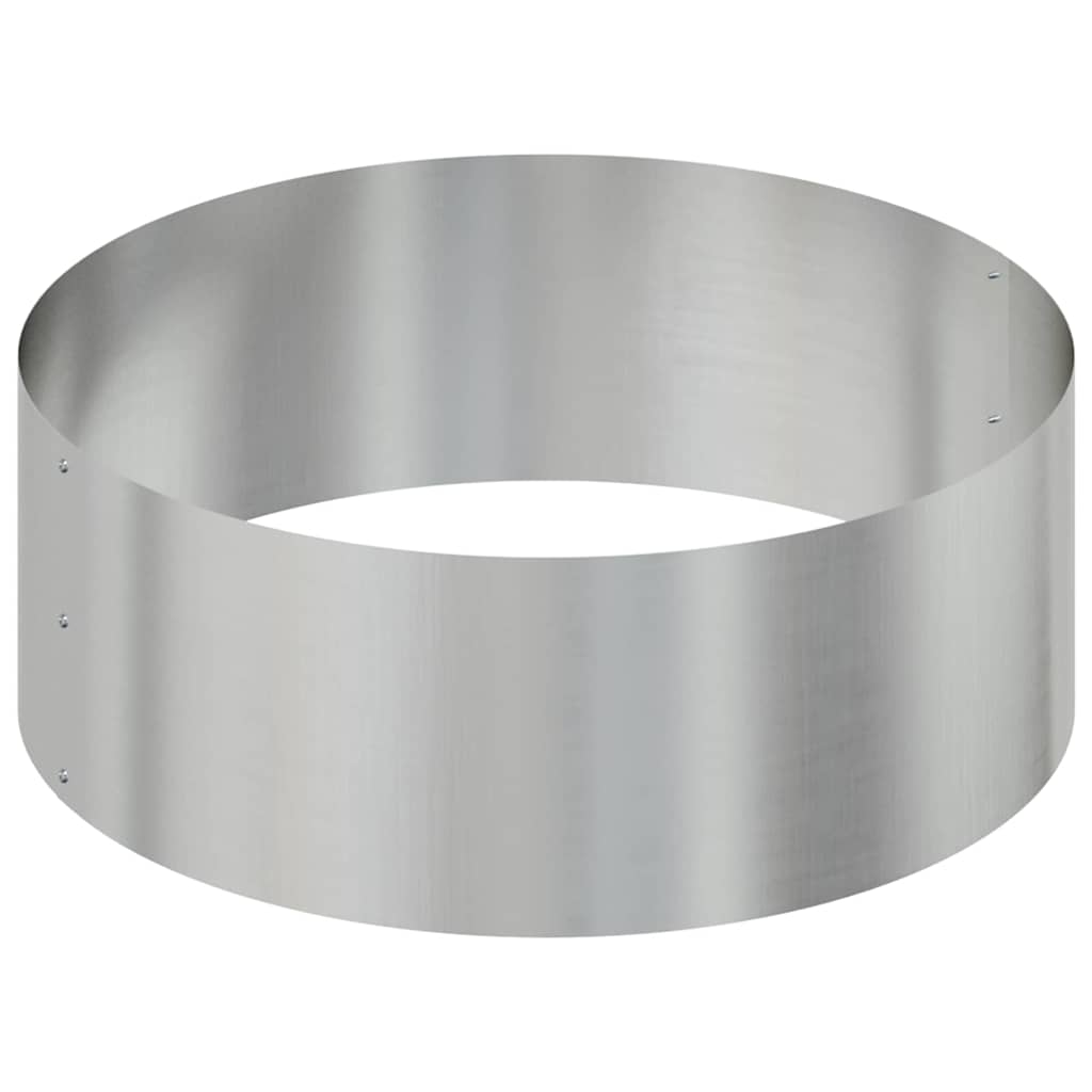 Trädgårdsplanterare Silver 90 x 90 x 20 cm Galvaniserat Stål