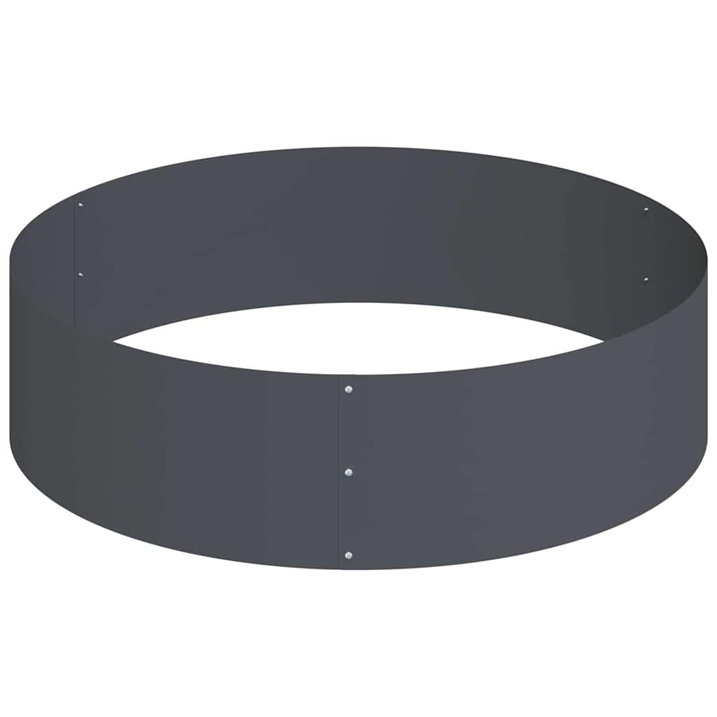 Trädgårdsplanterare Antracit 120 x 120 x 20 cm Kallvalsat stål