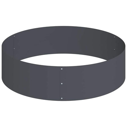 Trädgårdsplanterare Antracit 120 x 120 x 20 cm Kallvalsat stål