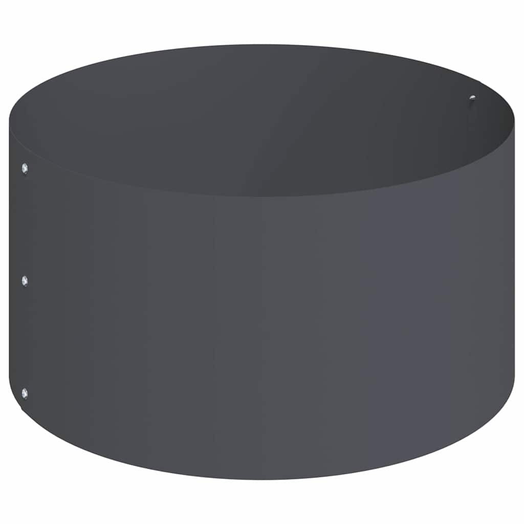 Trädgårdsplanterare Antracit 120 x 120 x 20 cm Kallvalsat stål