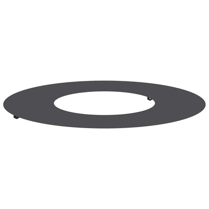 lämplig för Flat trädring Svart Ø30 / 60 cm Stål