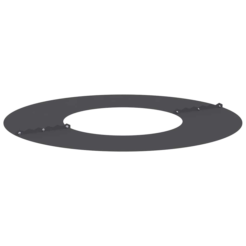 lämplig för Flat Trädringar 5 pcs Svart Ø30 / 60 cm Stål